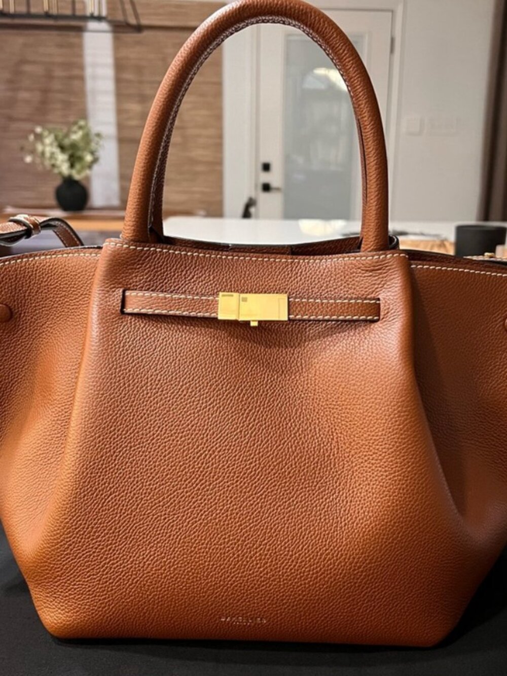 DeMellier The New York Leather Wing Tote